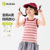 嘟嘟家女童背心夏装条纹儿童无袖上衣百搭宝宝吊带多巴胺夏季童装C6BTX383 商品缩略图3