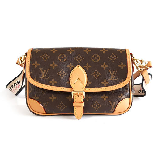 【95新】LV路易威登DIANE手袋M45985老花黑肩带DIANE法棍包单肩包女士260226AK10 商品图0