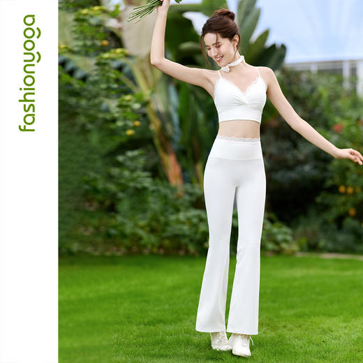 FC16905W蕾丝无裆线喇叭长裤/九分裤 商品图8