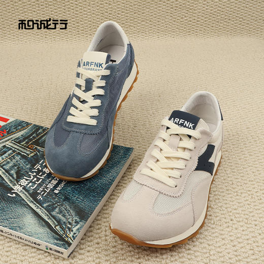 和诚行2026春季新款舒适休闲百搭运动系带男式休闲鞋1370154 商品图1