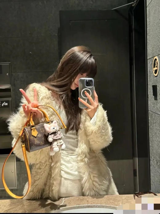 LV speedy nano 老花 斜挎包 商品图2