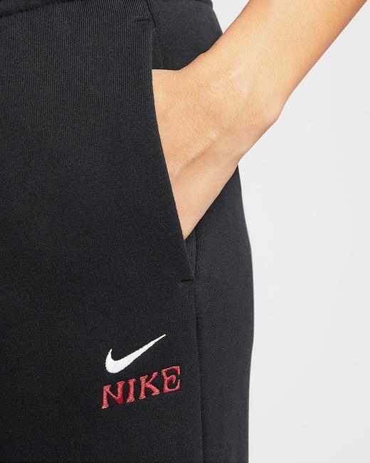 Nike 耐克Sportswear 马年限定脱缰系列 新年款女子针织阔腿长裤IQ3829-010 商品图2