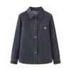 F022727慵懒风复古水洗牛仔衬衫女春季新款叠穿衬衣 商品缩略图9