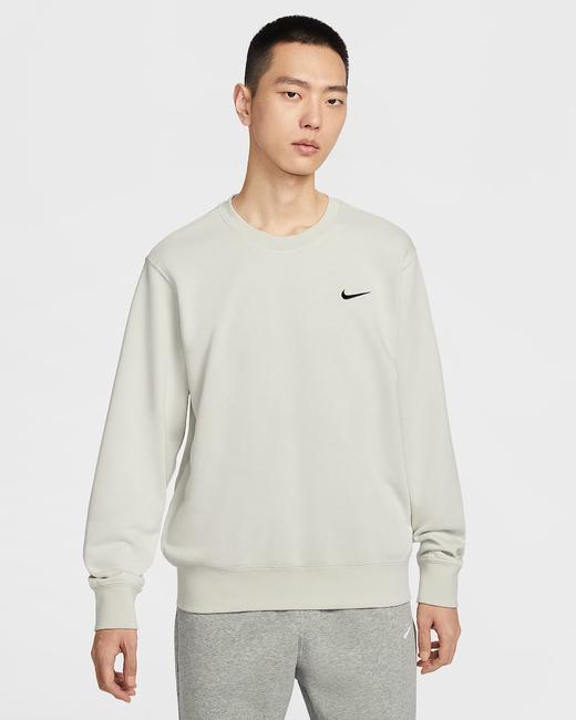 Nike耐克 Club 男子法式毛圈图案圆领上衣IR0104-072 商品图1