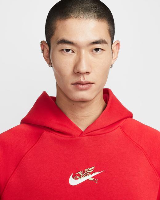Nike 耐克Sportswear 马年限定脱缰系列 新年款男子加绒连帽衫IQ3707-657 商品图2