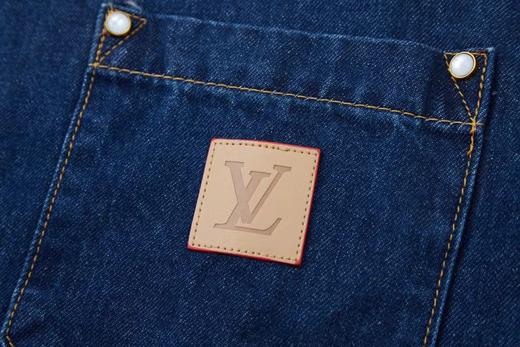 F022734早春新款后背植绒地球牛仔马甲衬衫 商品图11