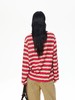 F022720设计师款复古萌趣红条纹上衣长袖T恤 商品缩略图3