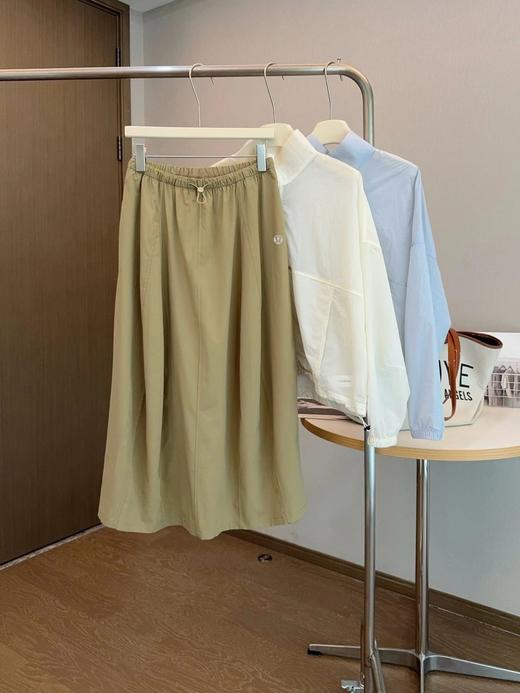 F022754轻量复合防晒松紧腰A字宽松百搭工装半身裙 商品图13