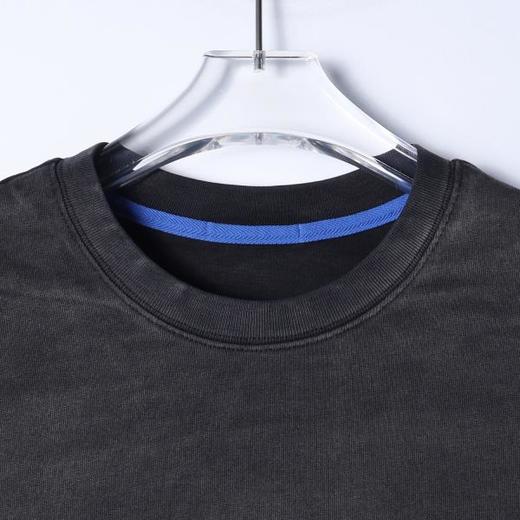 SDSA男装2026新款重磅渐变做旧短袖T恤泼墨贴布设计感圆领上衣 商品图1