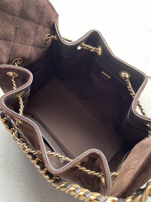 香奶奶 25Bag 深棕麂皮两尺寸 商品图6