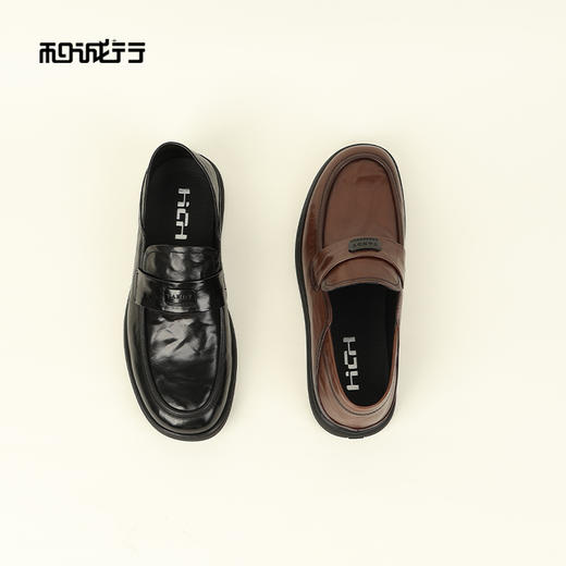 和诚行2026春季新款轻便百搭一脚蹬休闲潮流软底男式商务鞋0930266 商品图3