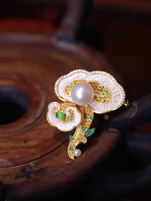 庭中蝶韵 花丝蝴蝶结耳环 JD 商品图2