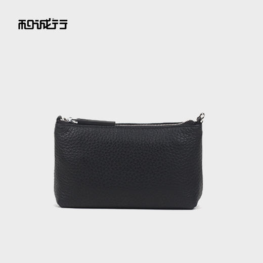 和诚行2026春季新款女高级感时尚真皮精致手拎斜挎单肩包4590018 商品图0