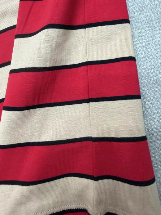 F022720设计师款复古萌趣红条纹上衣长袖T恤 商品图9