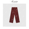 A008潘依绣丁丁宠粉PanYiXiu/潘依绣100%棉加厚磨绒灯芯绒时髦复古休闲裤 W-62453-2 商品缩略图2