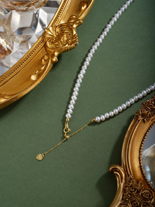 子佩集【永恒恋曲】珍珠惜王妃项链【XHXL003】绿松石镀金2602 商品图4