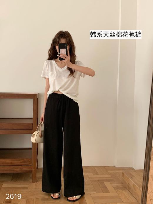 【多妈团购 春夏新品韩系天丝棉花苞裤 】梨形身材大胆入,宽松慵懒，超宽松显瘦版型显得腿型很好~天丝棉的料子轻薄又透气，上身秒变时髦精-拟盛 商品图6