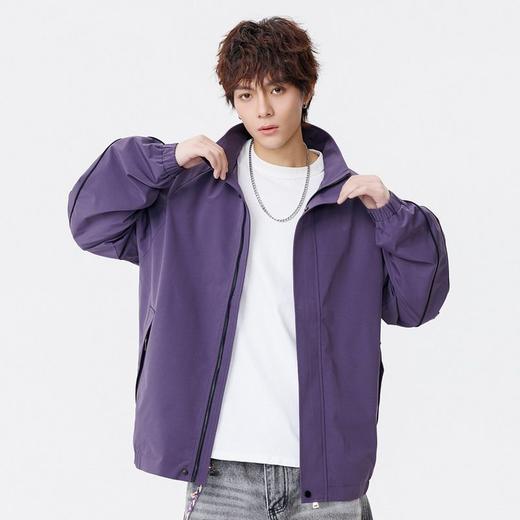 【DSL】大依优型大码男装春秋休闲立领夹克运动百搭户外长袖外套上衣 商品图3