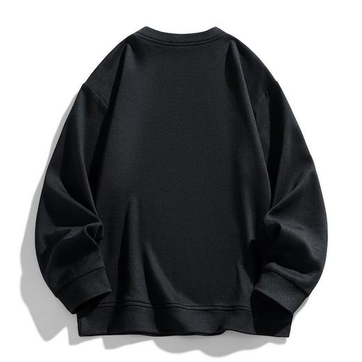 【DSL】大依优型大码男装圆领卫衣简约休闲棉质长袖打底衫上衣加肥加大码 商品图2