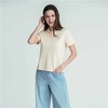 佐丹奴女装26年新款经典宽松版型全棉液氨短袖POLO衫05316291 商品缩略图2