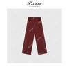 A008潘依绣丁丁宠粉PanYiXiu/潘依绣100%棉加厚磨绒灯芯绒时髦复古休闲裤 W-62453-2 商品缩略图1