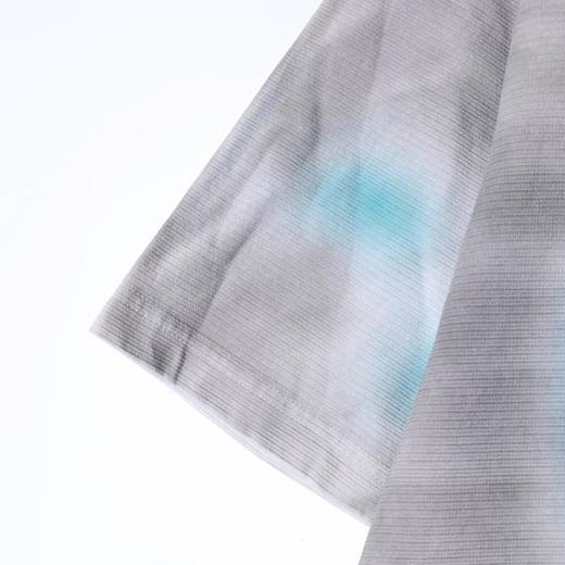 SDSA男装2026新款重磅做旧扎染短袖T恤蓝灰涂鸦设计感圆领上衣 商品图3