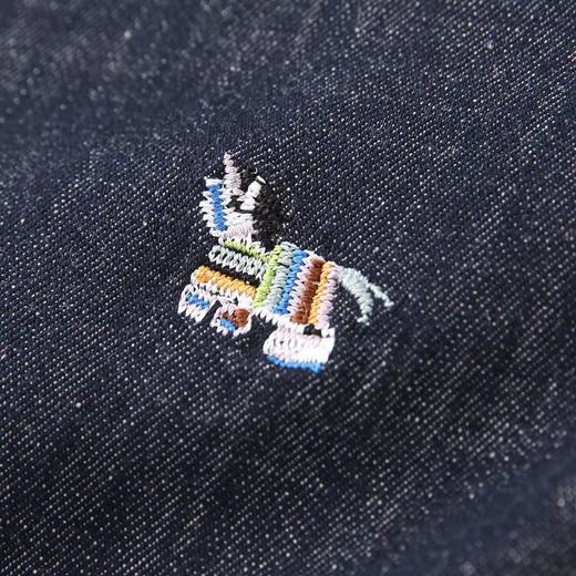 F022727慵懒风复古水洗牛仔衬衫女春季新款叠穿衬衣 商品图13