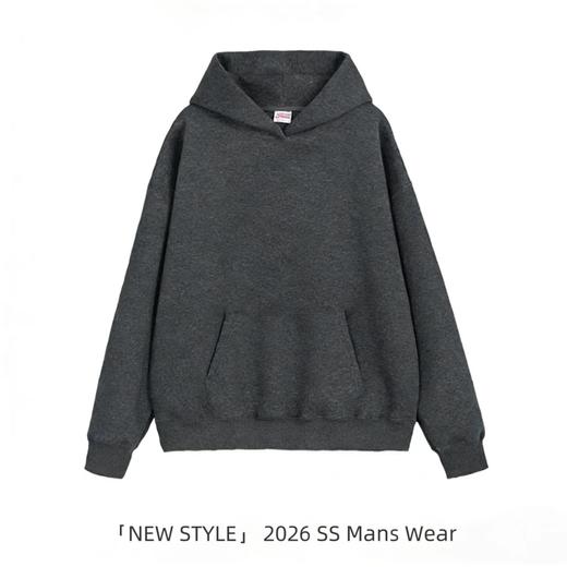 【智感连帽卫衣】400g男士2026春新品连帽套头卫衣套装上衣松弛老钱风减压无龄款 商品图9