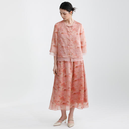 戴布拉芬丝绸上衣L29B111 商品图3