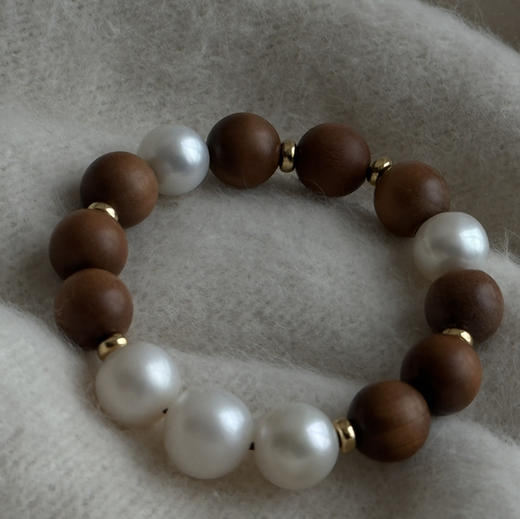 檀香➕珍珠经典大串 11-14mm 商品图1