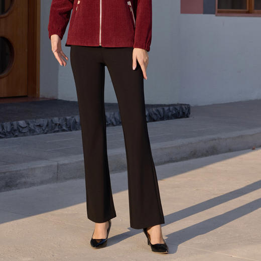 半身缘女裤 春季抗皱透气舒适百搭休闲裤261102M10320180 商品图4