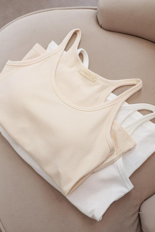 万搭细肩带带胸垫背心 商品图0