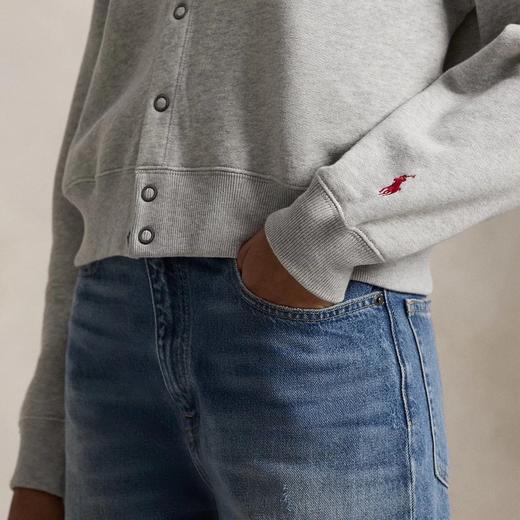 点此购买 拉夫战马春秋季女士字母植绒开衫卫衣外套 mp 340983 商品图7