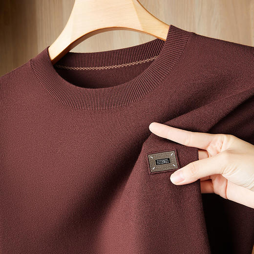 【DDS】大依优型大码男装毛衣针织短袖圆领打底衫半袖商务时尚休闲 商品图2