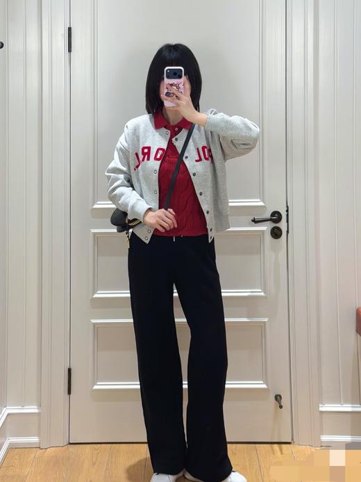 点此购买 拉夫战马春秋季女士字母植绒开衫卫衣外套 mp 340983 商品图9