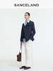 三石一澜SANCELAND薄棉翻驳领风衣SK15202066 商品缩略图1