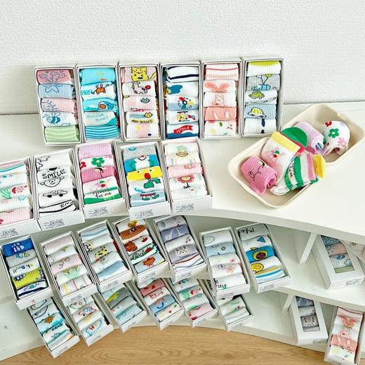 【新品♥两盒包邮】Banb斑比2026年春夏儿童网眼袜5双装 | 莱卡纤维、柔软丝滑、轻薄透气 商品图1