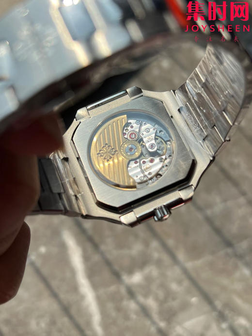 PP+百达翡丽 方形鹦鹉螺 新系列CUBITUS 5821男士腕表 橄榄绿 商品图4