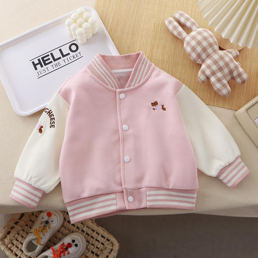 💰39.9/件起 棒球服2026新款春季男女宝宝运动休闲上衣宝宝洋气外套聚★为爱严选 商品图7