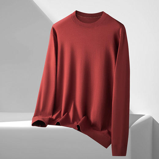 【DDS】大依优型大码男装春季休闲针织毛衫商务百搭圆领长袖T恤毛衣 商品图3