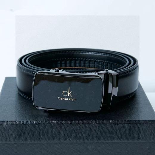 F022760镜面暗影满印自动平滑扣高品质皮带 商品图0