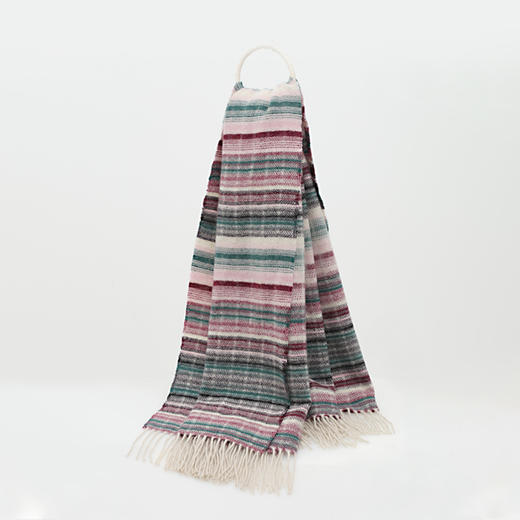 西藏手工氆氇羊绒披肩 SJF95P554A 商品图4