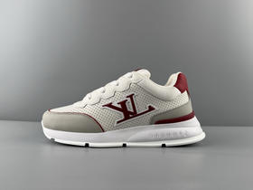 春季特惠💰680 LV 纯原版本 # 驴家 秋冬男士系列 Classic 牛皮革 圆头系带 低帮 生活休闲鞋