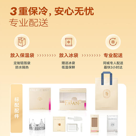 双鱼座·粉霞星海奶油蛋糕 | FALANC CAKE 商品图4