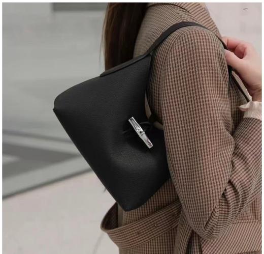 极简竹节扣手提单肩包（一口价） 商品图1