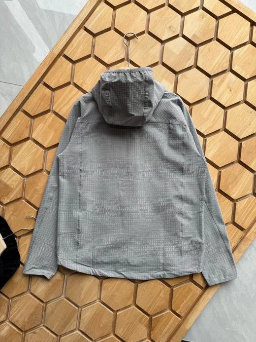 F022748华夫格防风透气耐磨防泼水男女户外轻薄软壳衣休闲夹克 商品图7