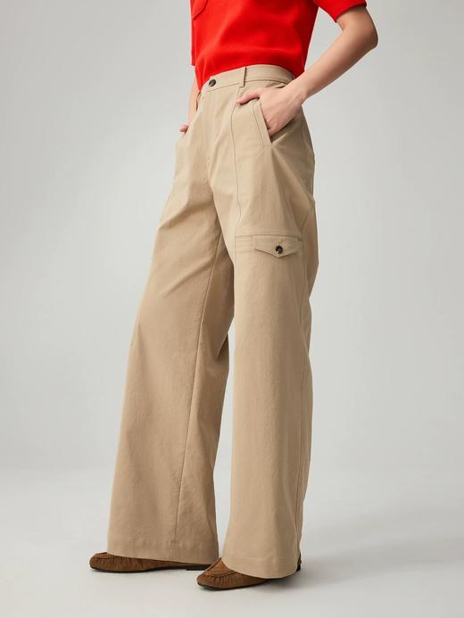 一店k （贵子1700➕ 同步在售）26ss早春新款！女生帅起来就没男人什么事儿啦！版型超哇塞！巨显腿长！宽松挺括女款工装阔腿裤 商品图5