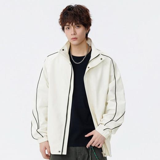 【DSL】大依优型大码男装春秋休闲立领夹克运动百搭户外长袖外套上衣 商品图4