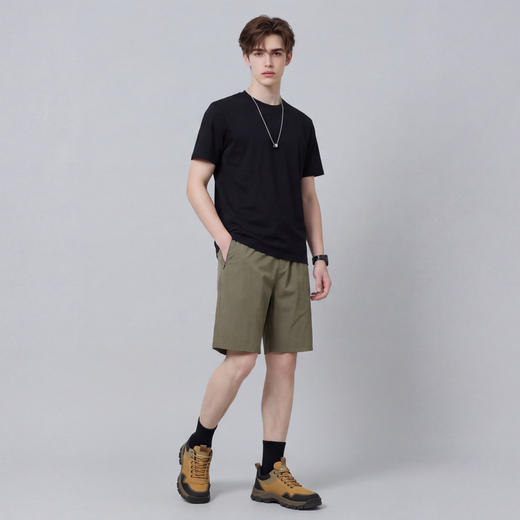 【轻薄舒适】圣得西男士休闲短裤2026新款春外穿高级感男款五分裤 商品图4