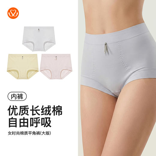 【满4条/7.5折】（大版）【秀黛】女时尚棉质平角裤女士内裤【1条】W5333031T【门店同款】【内裤非质量问题不退换，介意勿拍】 商品图5